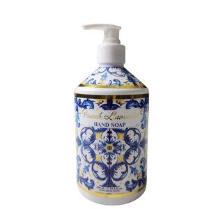 H+B Dolce Brezza French Lavender Hand Soap 21.5 Fl Oz Blue Design
